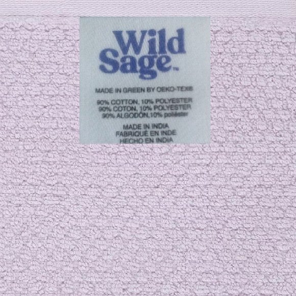 3 Wild Sage Savannah 16x28" HAND Towels = 1 LAVENDER + 1 BLUE FOG + 1 MAUVE PINK - Picture 5 of 12